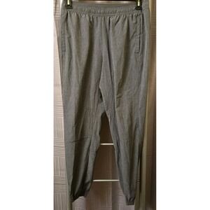 Skora Men's Size M‎ Joggers Pants Quick Dry Zip Ankle Gray Drawstring Stretch
